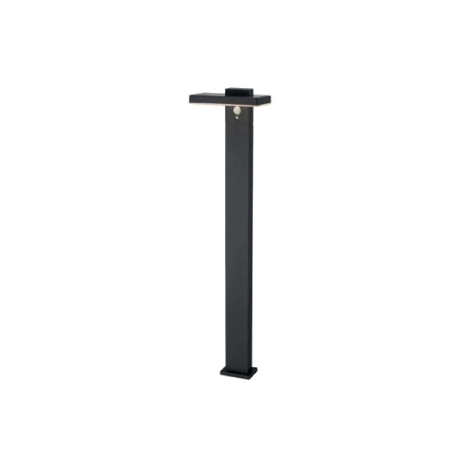 Illumina Sol LMS-081 solar path bollard in anthracite aluminium